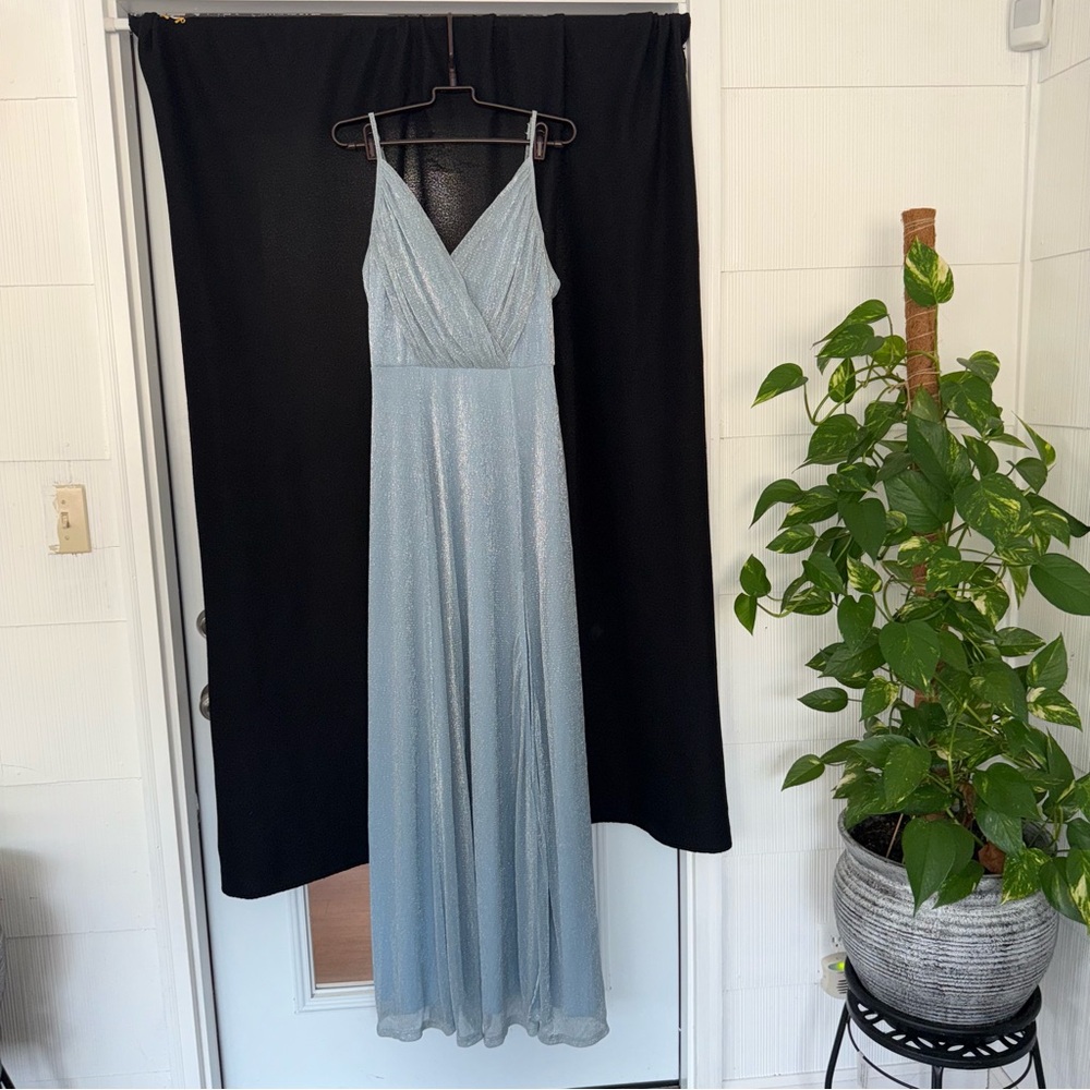 Light blue sparkly gown